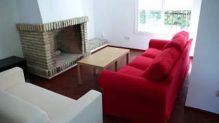 Vista del sal�n la chimenea